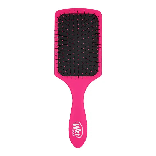 BOUTIQUE WET BRUSH PADDLE DETANGLER PINK FRONT VIEW 