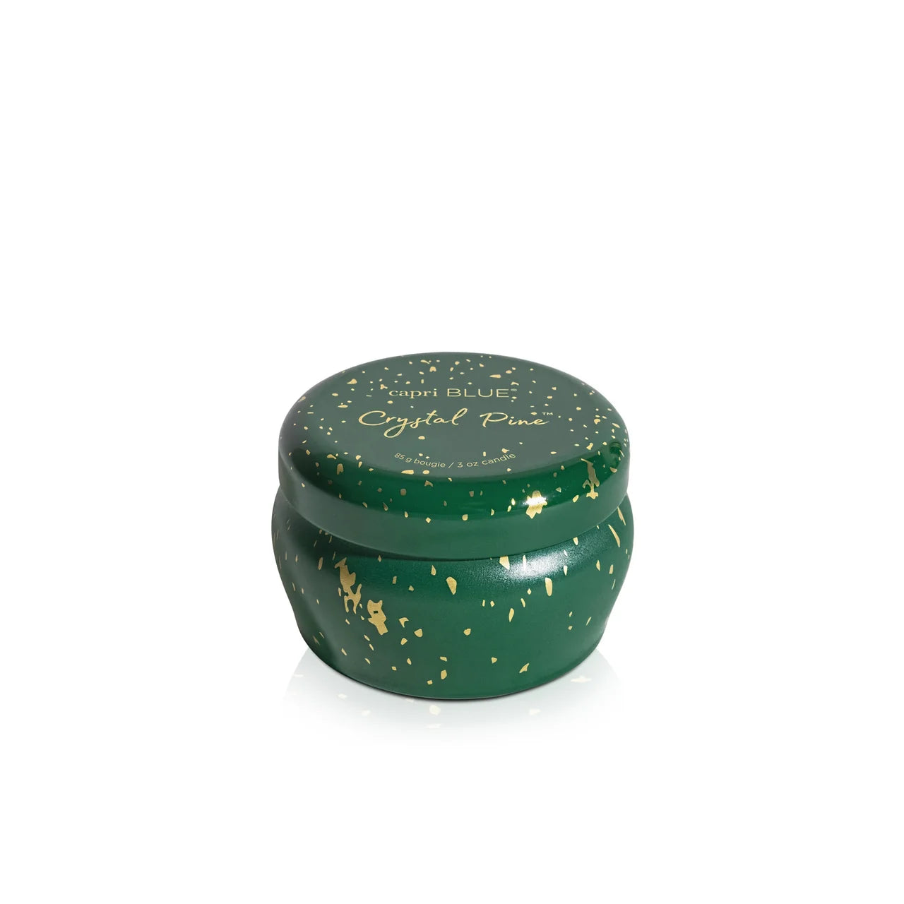CAPRI BLUE Glimmer Mini Tin Candle - Crystal Pine