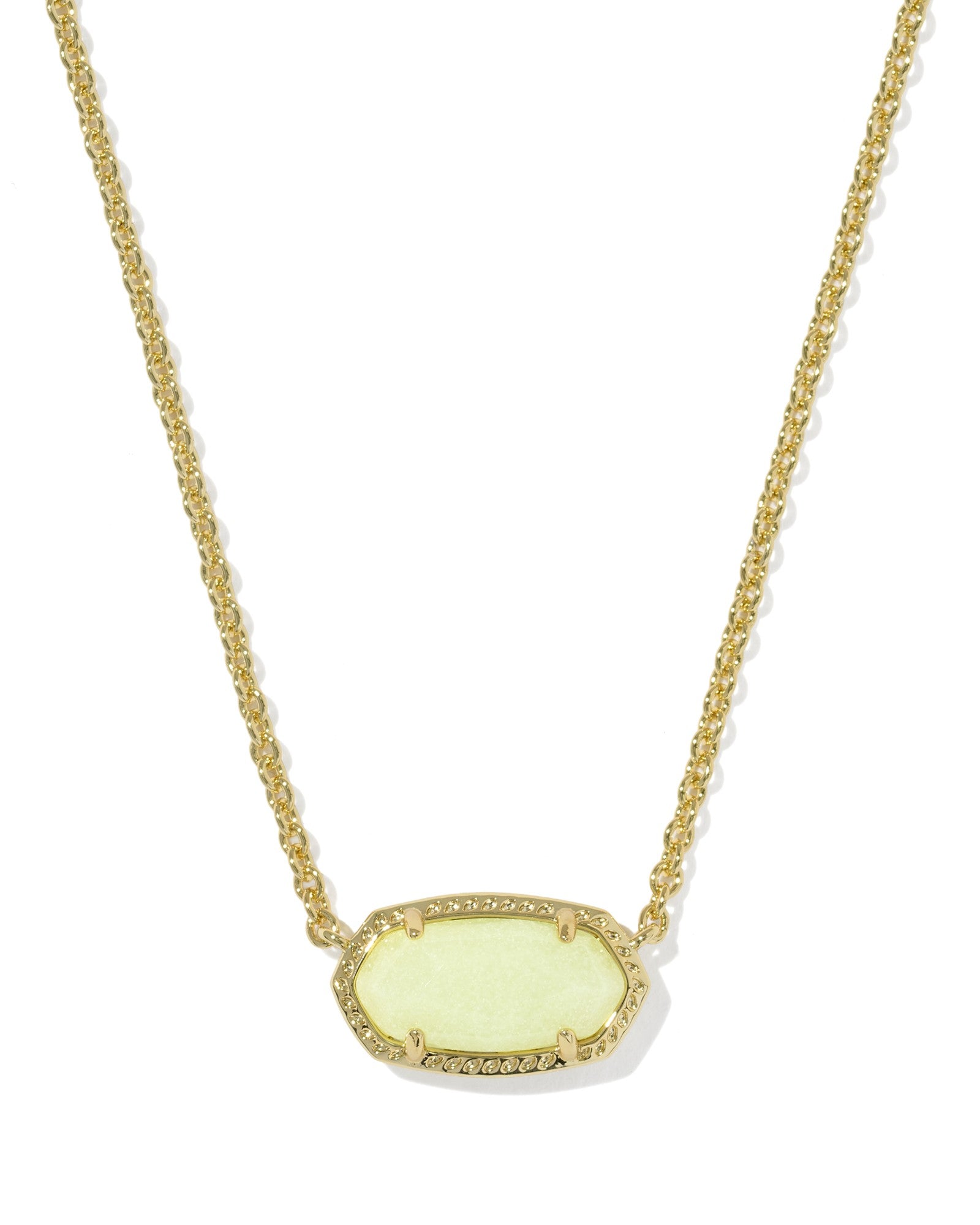  Gold Short Pendant Necklace with glow ion the dark pendant