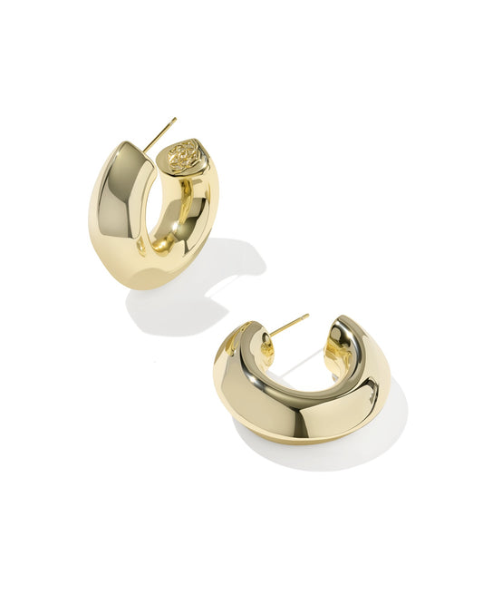 KENDRA SCOTT Embry Gold Hoop Earrings