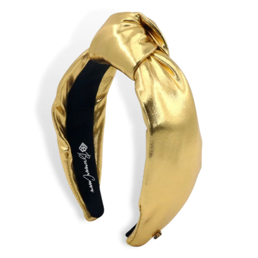BOUTIQUE BRIANNA CANNON HEADBAND GOLD PUFF